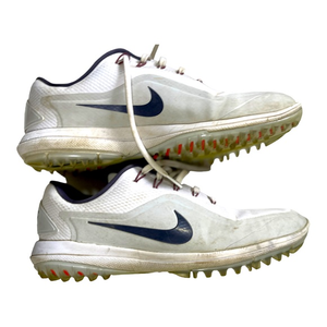 Nike Lunarlon Spikeless Golf Shoes Sz. 10.5‎ Black/White/Gray 899633-102